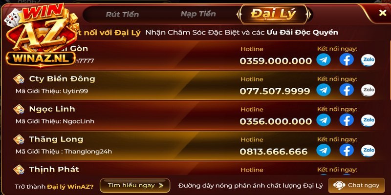 Đại Lý Winaz - Quyền Lợi Đặc Biệt, Xét Duyệt Siêu Tốc 2 Phương thức nhận tiền hoa hồng linh hoạt, nhanh gọn toàn diện