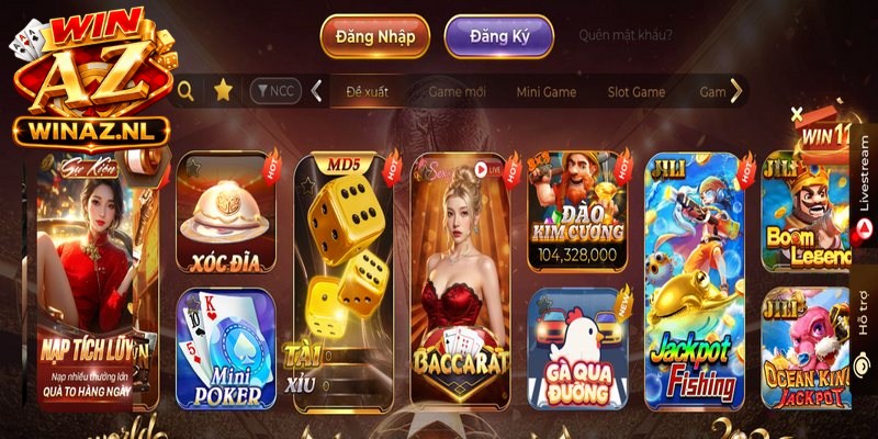 Giới Thiệu Winaz - Cổng Game Đẳng Cấp, Uy Tín Vượt Trội 2 Winaz cực kỳ nổi bật hiện nay với nhiều phiên bản game hiện đại